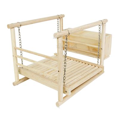 ChinChila swing toy with manger